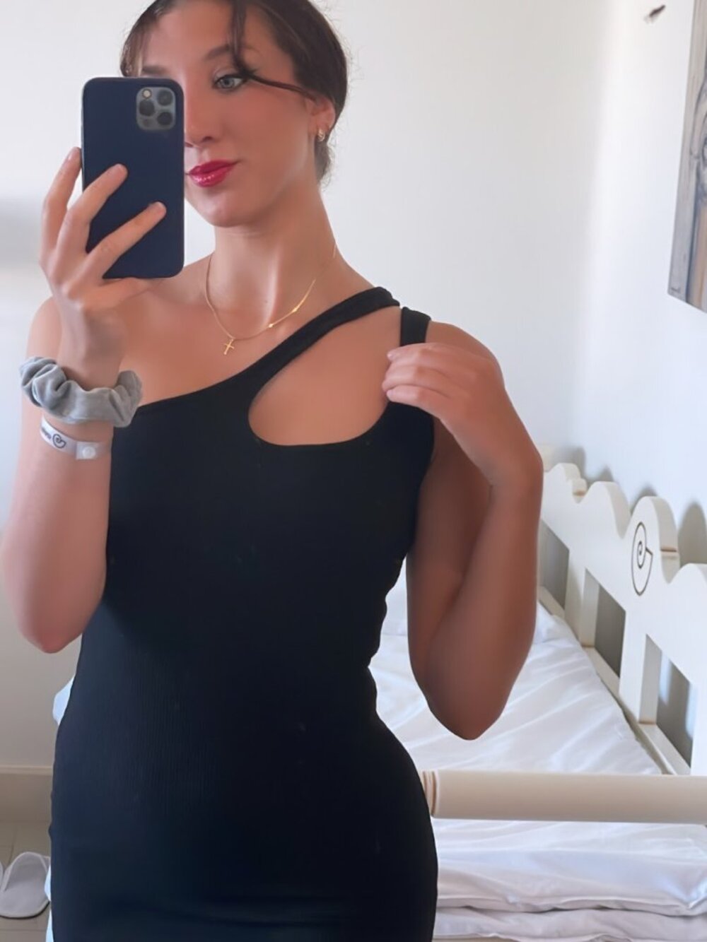 Black Bodycon Midi - Size 4